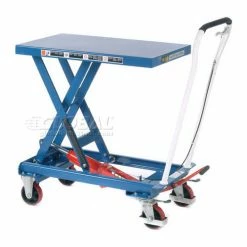 Promo ⌛ Global Industrial™ Mobile Single Scissor Lift Table, 32" x 19" Platform, 550 Lb.Capacity 🎉