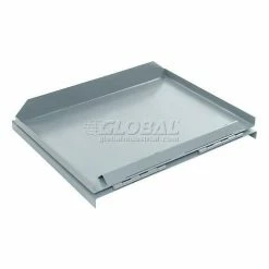 Budget ⭐ Hinged Lid for 1 Cu. Yd. Global Industrial™ Self Dumping Hopper, Gray ✨ -Deals Pallet Trucks Store 238405GY 33