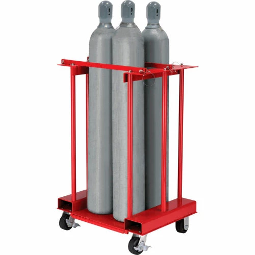 Promo 👍 Global Industrial™ Forkliftable Cylinder Storage Caddy, Mobile For 4 Cylinders 🎁 2 Promo 👍 Global Industrial™ Forkliftable Cylinder Storage Caddy, Mobile For 4 Cylinders 🎁 - Image 2