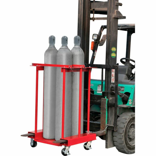 Promo 👍 Global Industrial™ Forkliftable Cylinder Storage Caddy, Mobile For 4 Cylinders 🎁 3 Promo 👍 Global Industrial™ Forkliftable Cylinder Storage Caddy, Mobile For 4 Cylinders 🎁 - Image 3