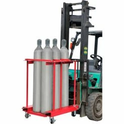 Best reviews of 🧨 Global Industrial™ Forkliftable Cylinder Storage Caddy, Mobile For 6 Cylinders 🌟 -Deals Pallet Trucks Store 270218C 02
