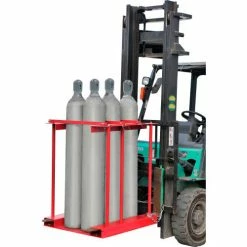 Best deal 🔔 Global Industrial™ Forkliftable Cylinder storage Caddy, Stationary For 6 Cylinders ❤️ -Deals Pallet Trucks Store 270218 02