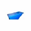 Best deal ❤️ Hinged Lid for 1-7/10 Cu. Yd., Plastic Self-Dumping Hopper, Blue 🔥