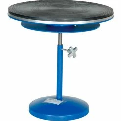 Best deal 🎁 Vestil Manual 24" Diameter Pedestal Turntable TT-N-24-DPED 24-1/16" to 35-1/16"H 300 Lb. 👏