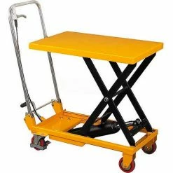 Budget ✨ Wesco® Mobile Single Scissor Lift Table 260201 330 Lb. Capacity 🔔