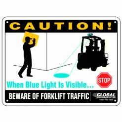 Wholesale 🤩 National Marker Beware of Forklift Traffic Safety Warning Sign - 12" x 9" Plastic 🎁