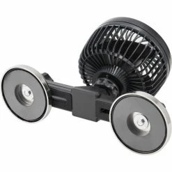 Outlet 🧨 Global Industrial™ 4-1/2" Magnetic Forklift Fan, 119 CFM, 12V, 2 Speed 🎉 -Deals Pallet Trucks Store 800510 03