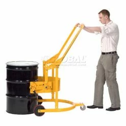 Budget ✔️ Global Industrial™ Mobile Drum Carrier for 55 Gallon Steel Drums - 800 Lb. Capacity 🔔 -Deals Pallet Trucks Store 952800 17