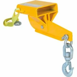 Best Pirce 👍 Vestil Auto-Tension Swivel Hook Single Fork Forklift Hook Attachment, 4000 Lbs. Capacity, 🎉 -Deals Pallet Trucks Store 986557C