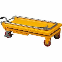 Budget ✨ Wesco® Mobile Single Scissor Lift Table 260201 330 Lb. Capacity 🔔 -Deals Pallet Trucks Store 987729B