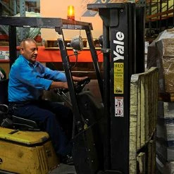 Flash Sale 🧨 Global Industrial™ (2) Forklift LED Pedestrian Warning Light + (1) LED Amber Strobe Light Combo 👏 -Deals Pallet Trucks Store 988938D