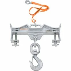 Best Sale 💯 Global Industrial Swivel Hook Double Fork Forklift Hook Attachment, 10000 Lbs. Cap. 👍