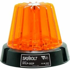 Promo 🛒 Ideal Warehouse SkyBolt Low Profile LED DC Strobe Light 12-36 Volts 70-1035 Magnetic Mount - Amber 🛒