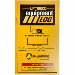 Buy 👍 Replacement Log Book 70-1065-3-CP for Ideal Warehouse Electric Pallet Truck Log - Pack of 4 💯