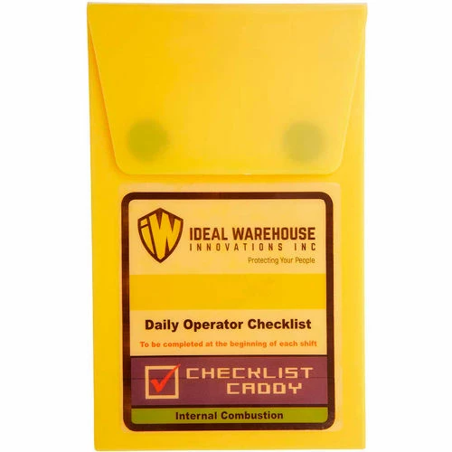 Promo 👏 Ideal Warehouse Propane Counterbalance Forklift Checklist Caddy 70-1070 ✨ 1 Promo 👏 Ideal Warehouse Propane Counterbalance Forklift Checklist Caddy 70-1070 ✨