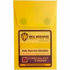 Best reviews of 😀 Ideal Warehouse Electric Counterbalance Forklift Checklist Caddy 70-1071 🎁