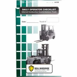 Best Pirce 🧨 Replacement Checklist 70-1075 for Ideal Warehouse Propane Counterbalance Forklift Checklist Caddy 🎉