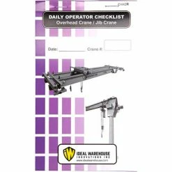 Deals 🔔 Replacement Checklist 70-1082-CP for Ideal Warehouse Crane Checklist Caddy - Pack of 5 😀