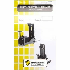 Budget 🎁 Replacement Checklist 70-1086-CP for Ideal Warehouse Electric Stacker Checklist Caddy - Pack of 5 🥰