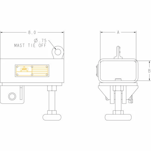 Budget ๐ M&W 6" Forklift Pocket Lifter - 5000 Lb. Capacity ๐ฅฐ 2 Budget ๐ M&W 6" Forklift Pocket Lifter - 5000 Lb. Capacity ๐ฅฐ - Image 2