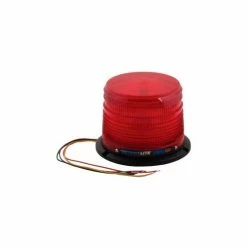 Coupon 🔥 TVH Parts Meteorlite™ 22050 Low-Profile Strobe Light SY22050L-R - 12-48 Volts - Permanent Mount - Red ⌛